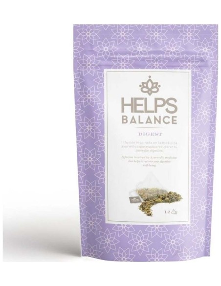 Helps Balance Digest 12Bolsitas Piramidales.