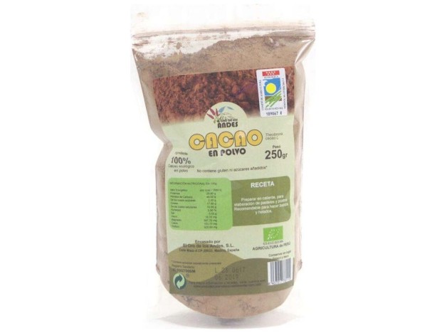 El Oro De Los Andes Cacao En Polvo 250G