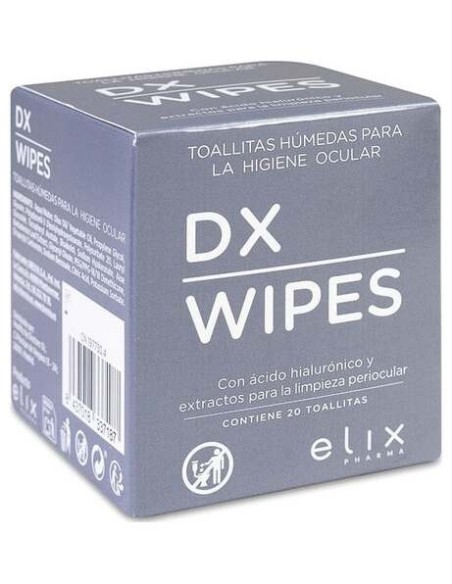 Elix Dx Wipes Toallitas Higiene Ocular 20Uds