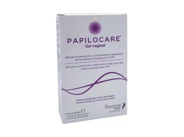 Papilocare Gel Vaginal, 2 Tubos X 40 Ml