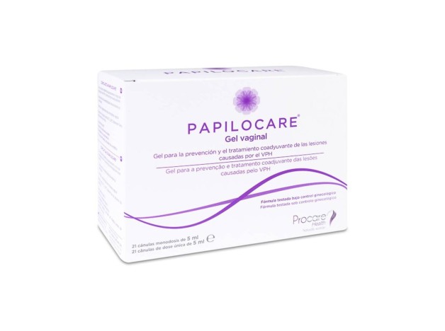 Papilocare Gel Vaginal 5 Ml, 21 Cánulas