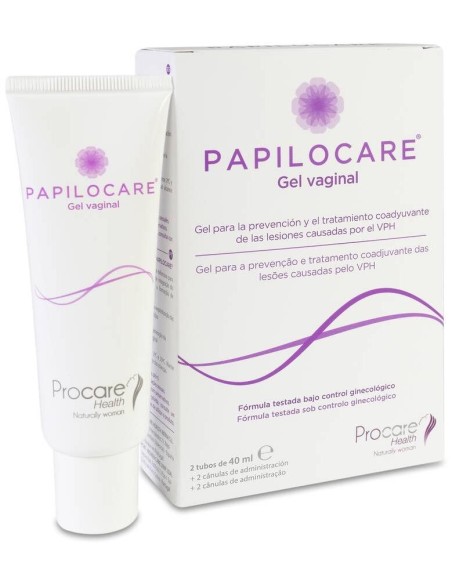 Papilocare Gel Vaginal, 2 Tubos X 40 Ml