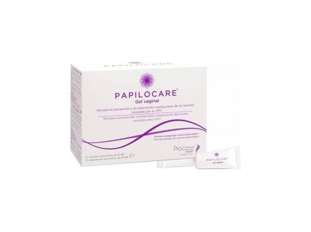 Papilocare Gel Vaginal 5 Ml, 21 Cánulas