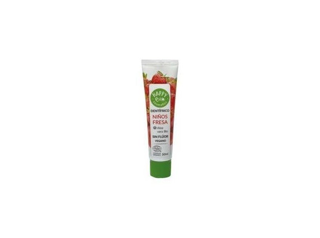 Happy Bio Cosmetics Dentifrico Niños Fresa Sin...