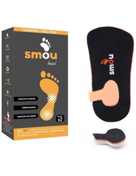 Smou Heel Talonera Larga Fascitis Y Espolón 42/43/44 1 Par