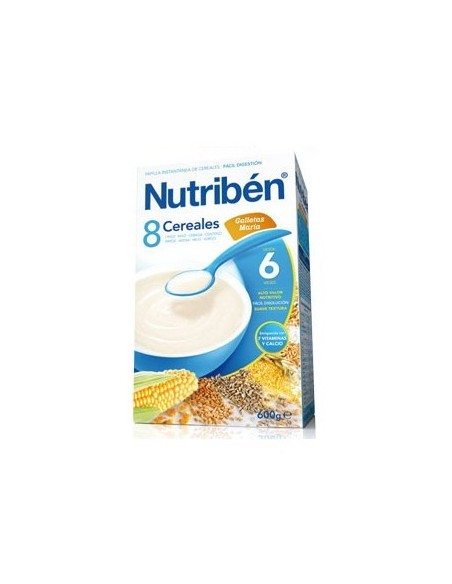 Nutriben 8 Cereales galletas Maria 600 g