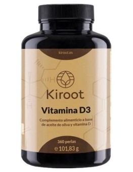 Kiroot Vitamina D3 360 Perlas