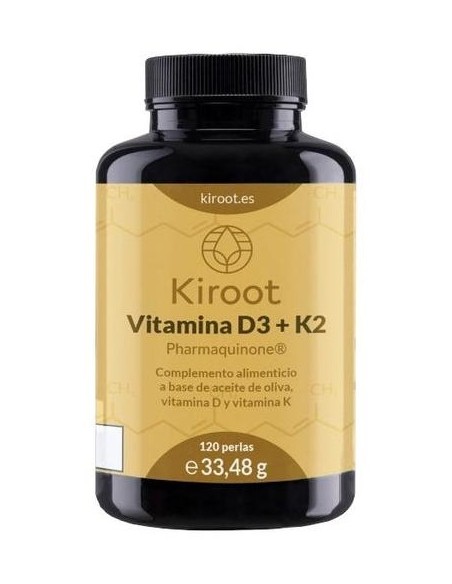 Kiroot Vitamina D3 + K2 120Caps