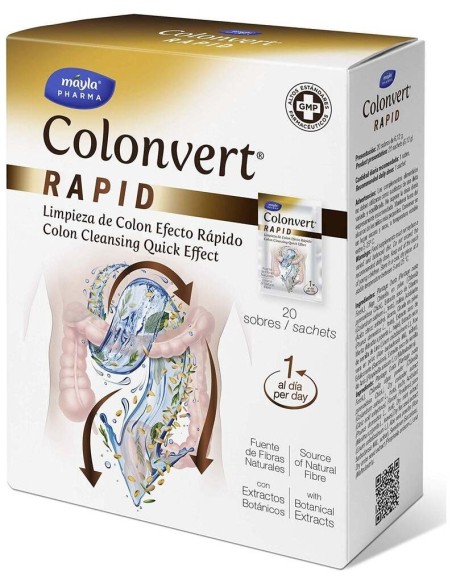 Máyla Pharma Colonvert Rapid, 20 Sobres