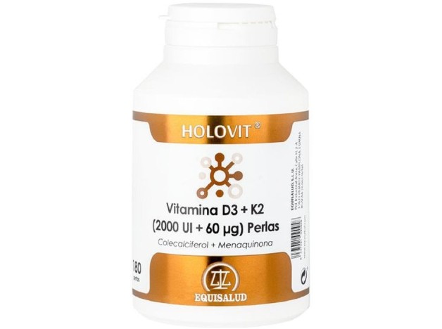 Holovit Vitamina D3 2.000Ui + K2 60Μg 180 Perlas