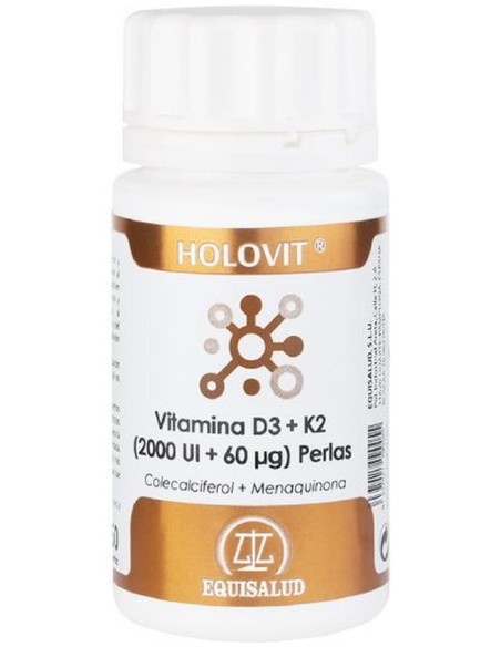 Holovit Vitamina D3 2.000Ui + K2 60Μg 50 Perlas