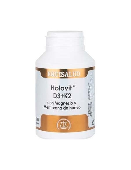 Holovit D3+K2 Con Magnesio Y Membrana De Huevo 180Caps