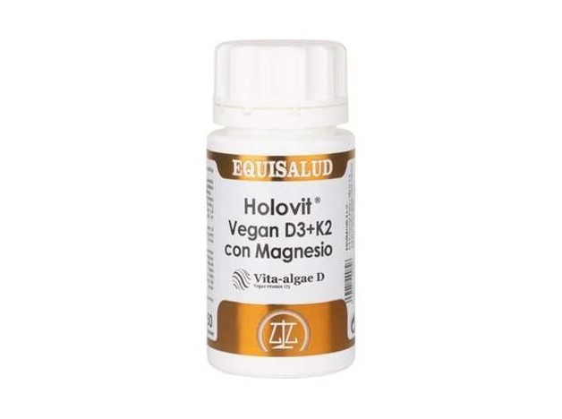 Holovit Vegan D3+K2 Con Magnesio 50Cap.