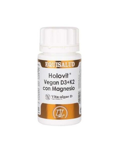 Holovit Vegan D3+K2 Con Magnesio 50Cap.