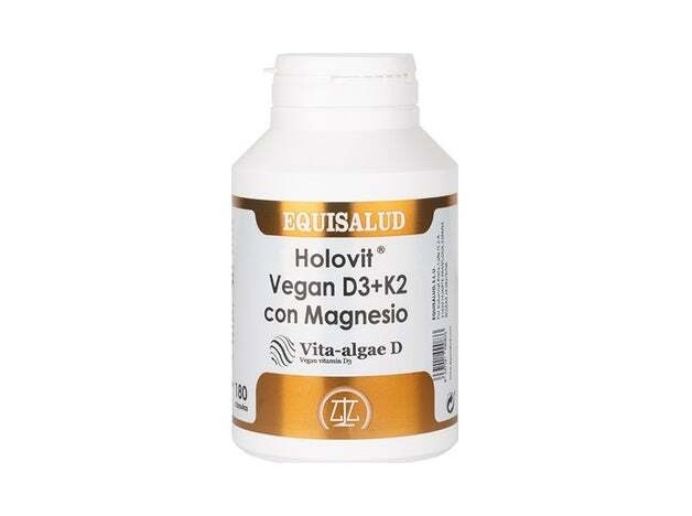 Holovit Vegan D3+K2 Con Magnesio 180Cap.