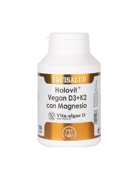 Holovit Vegan D3+K2 Con Magnesio 180Cap.