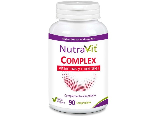 Nutravit Complex Vitaminas Y Minerales 90Comp.