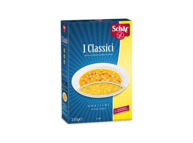 Dr. Schar Pasta Anillos 250G