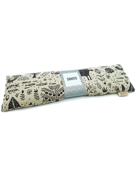 Sakito Saco Térmico Cervical Semillas Animales 42X13Cm 1Ud