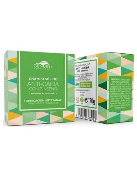 Genuine Champú Sólido Anticaída 60G