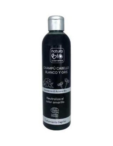 Naturabio Cosmetics Champú Cabello Blanco Y Gris 250Ml