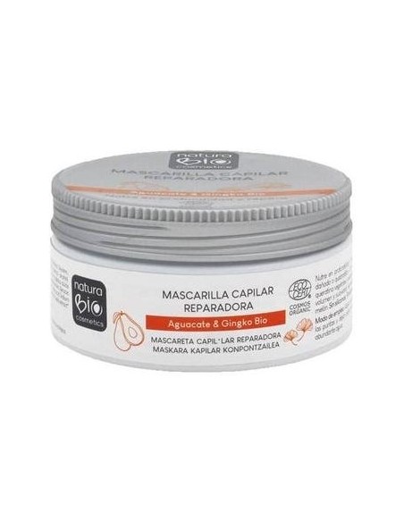 Naturabio Cosmetics Mascarilla Capilar Reparadora Aguacate Ginkgo 200Ml
