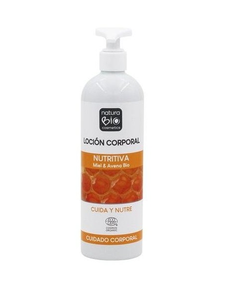 Naturabio Cosmetics Loción Corporal Nutritiva Con Miel Y Avena 500Ml