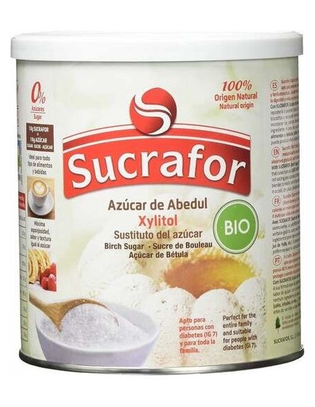 Sucrafor Azúcar Abedul Xilitol Bio 500G