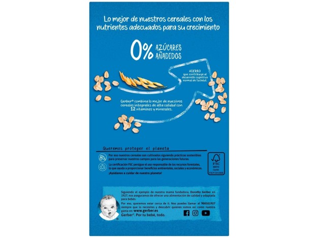 Gerber Papilla 8 Cereales, 475 G
