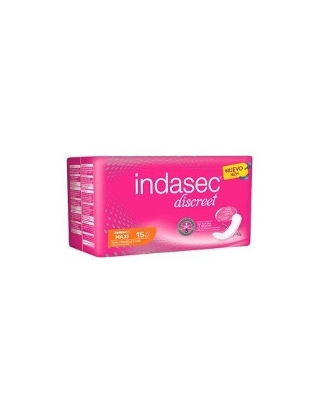 Indasec Discreet Maxi, 15 Uds