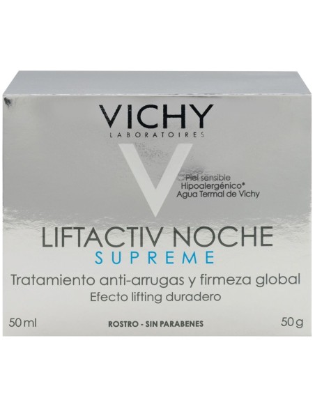 Vichy Liftactiv Noche Tratamiento Antiarrugas Y Firmeza Global, 50Ml