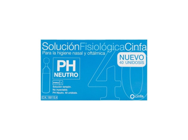 Cinfa Solución Fisiológica, 40 Monodosis