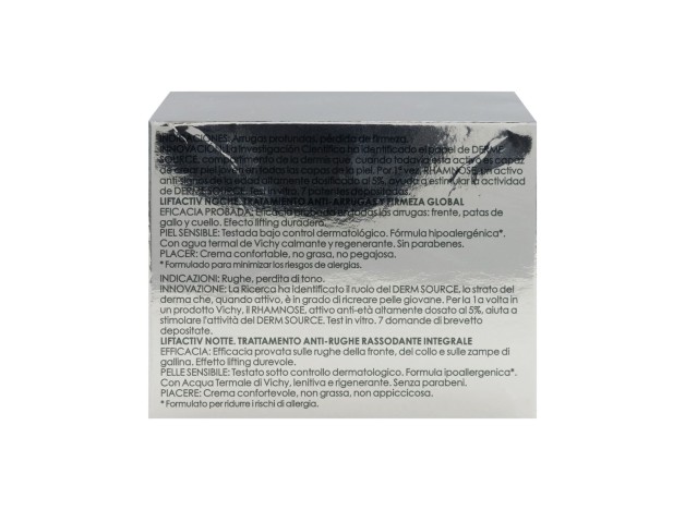 Vichy Liftactiv Noche Tratamiento Antiarrugas Y...