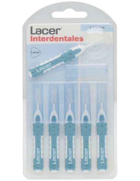 Cepillo Interdental Lacer Conico Recto Azul 6Ud.