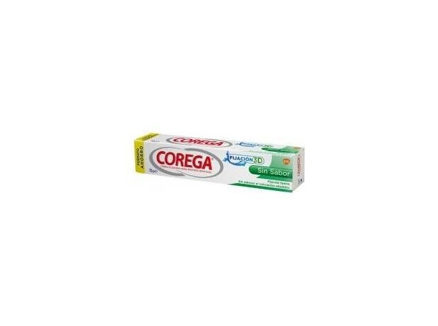 Corega Crema De Fijación Fuerte Sin Sabor 70Gr