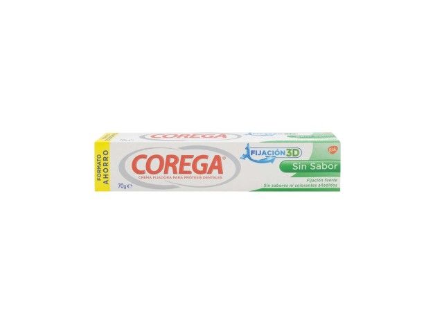 Corega Crema De Fijación Fuerte Sin Sabor 70Gr