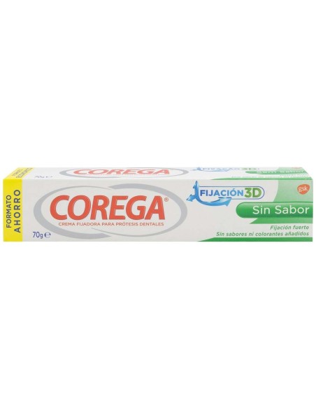 Corega Crema De Fijación Fuerte Sin Sabor 70Gr