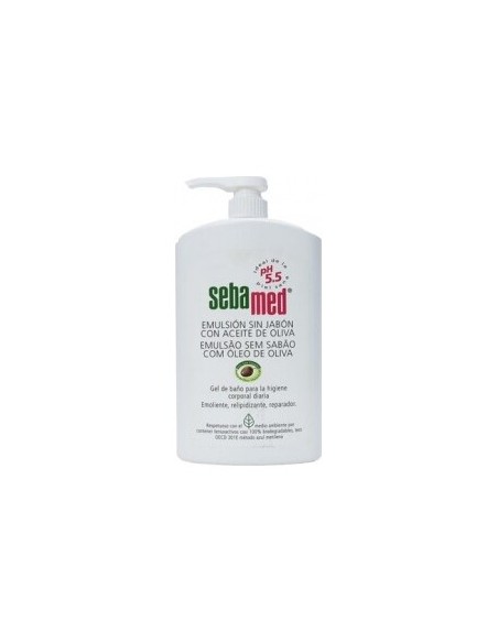 Sebamed Emulsión Sin Jabón Con Aceite De Oliva, 200 Ml