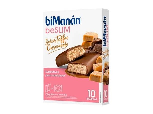 Bimanán Beslim Barritas Sabor Toffee Caramelo,...