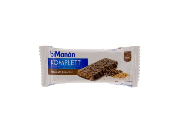 Bimanán Barrita De Chocolate Crujiente, 8 Uds