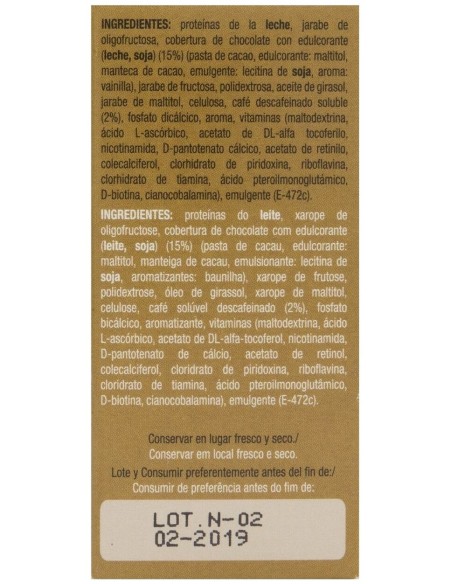 Siken Diet Barrita Sabor Café 5Uds