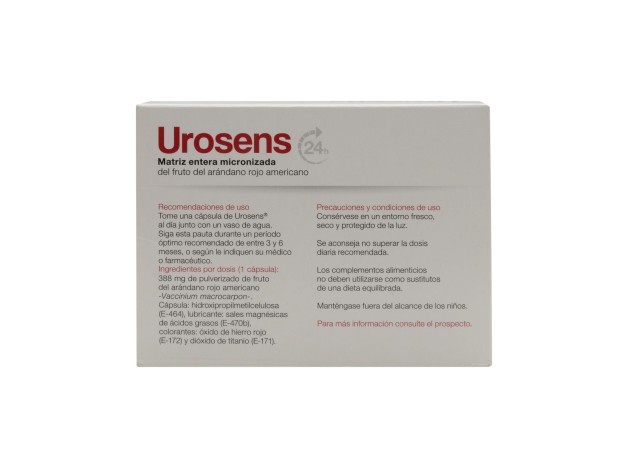 Urosens 120 Mg, 60 Cápsulas