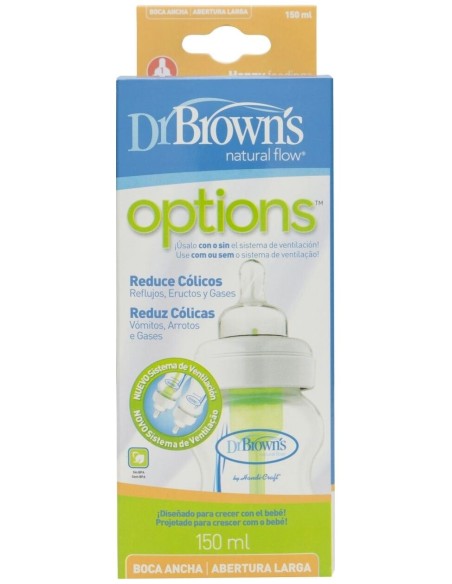Dr. Brown'S Options+ Biberón Boca Estrecha 120 Ml, 1 Ud
