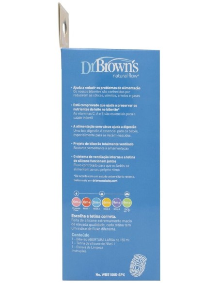 Dr. Brown'S Options+ Biberón Boca Estrecha 120 Ml, 1 Ud