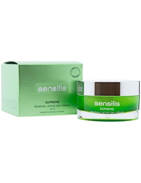 Sensilis Supreme Renewal Detox Day Cream Spf15, 50 Ml