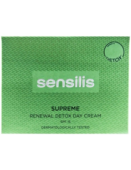 Sensilis Supreme Renewal Detox Day Cream Spf15, 50 Ml