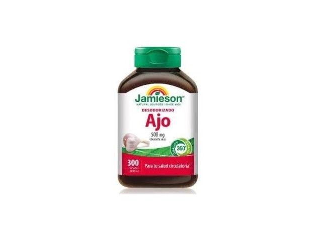 Ajo Desodorizado 500Mg. 300Cap.