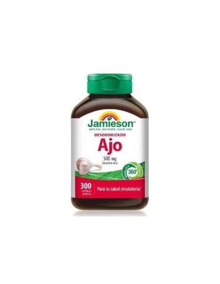 Ajo Desodorizado 500Mg. 300Cap.