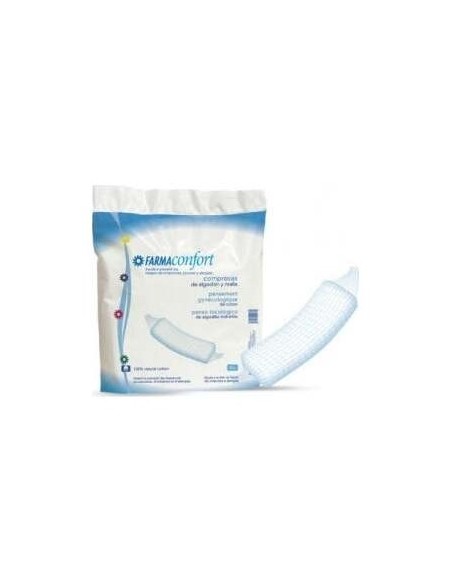 Farmaconfort Compresa De Algodón Y Malla, 20 Uds