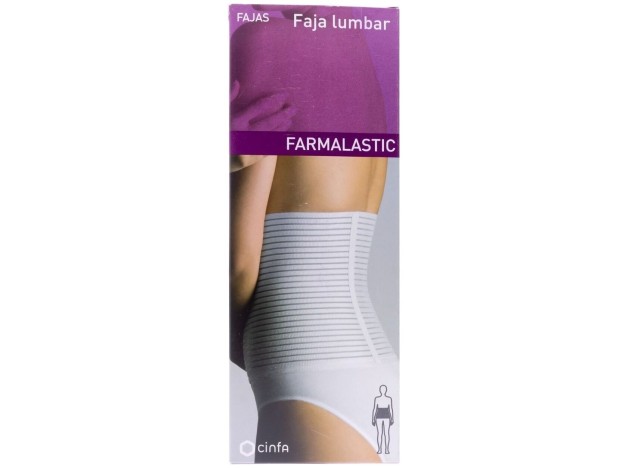 Farmalastic Faja Lumbar Velcro, Talla 1, 1 Ud